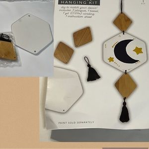 New Paint Your Own (PYO) Hexagon Wall Hanging Kit Crafting